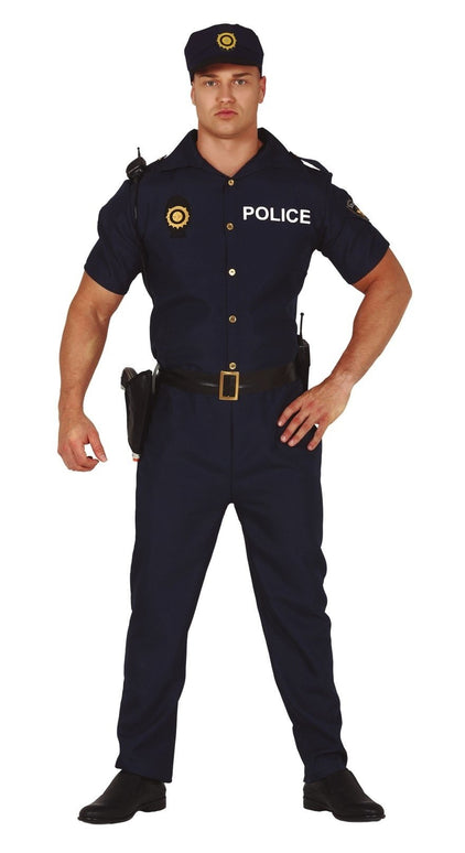 Feestbazaar Amerikaans Uniform Politie Heren