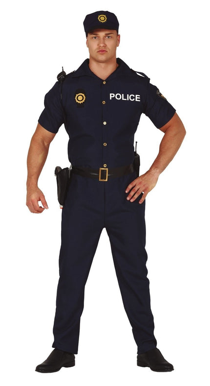 Feestbazaar Amerikaans Uniform Politie Heren