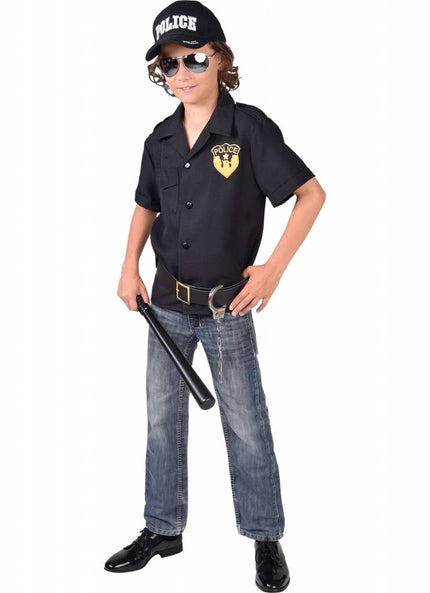 Feestbazaar Amerikaanse Politie Blouse Jongen