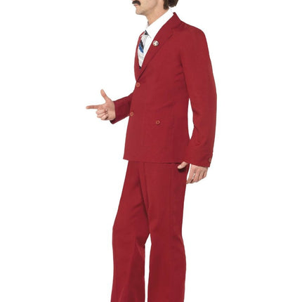 Feestbazaar Anchorman Ron Burgundy Kostuum