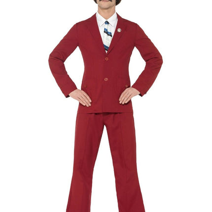 Feestbazaar Anchorman Ron Burgundy Kostuum