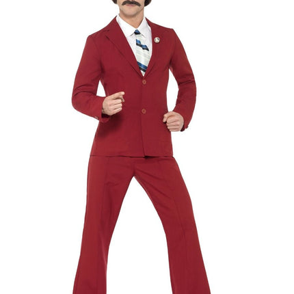 Feestbazaar Anchorman Ron Burgundy Kostuum