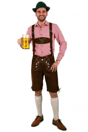 Feestbazaar Apres Ski Broek Kort Donker Bruin Paul