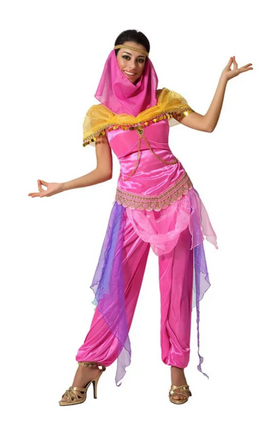 Feestbazaar Arabische Prinses Kostuum Pink Dames