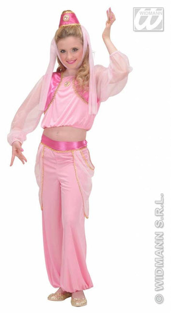 Feestbazaar Arabische schone pink kind
