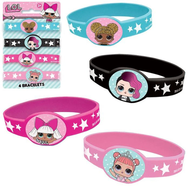 Feestbazaar Armbandjes L.O.L Surprise (4st)