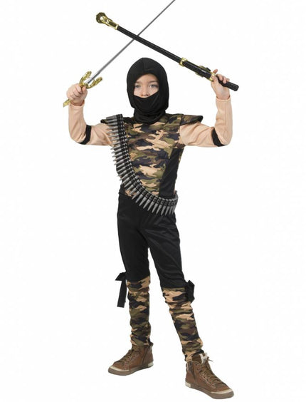 Feestbazaar Army Ninja Pak Kind