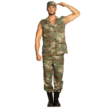 Feestbazaar Army Officier kostuum heren