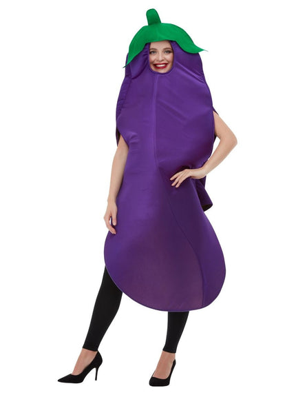 Feestbazaar Aubergine kostuum