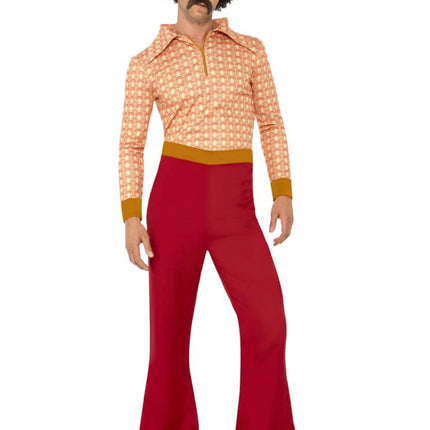 Feestbazaar Authentieke 70's retro kostuum man