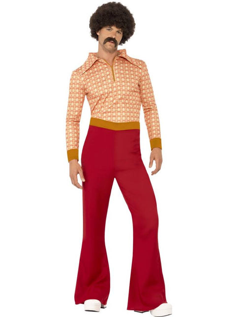 Feestbazaar Authentieke 70's retro kostuum man