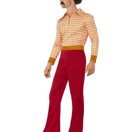 Feestbazaar Authentieke 70's retro kostuum man