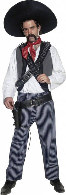 Feestbazaar Authentieke Western Mexicaanse Bandiet pak