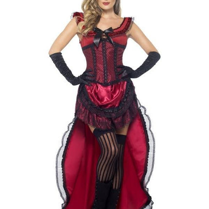 Feestbazaar Authentieke Western Saloon dame