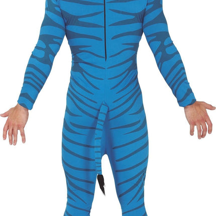 Feestbazaar Avatar Kostuum Blauw Mannen