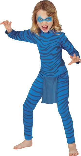 Feestbazaar Avatar Kostuum Kind Blauw