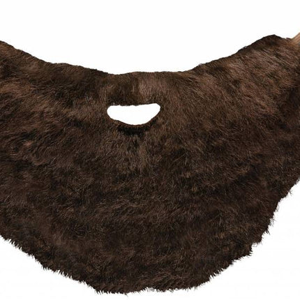 Feestbazaar Baard met snor bruin