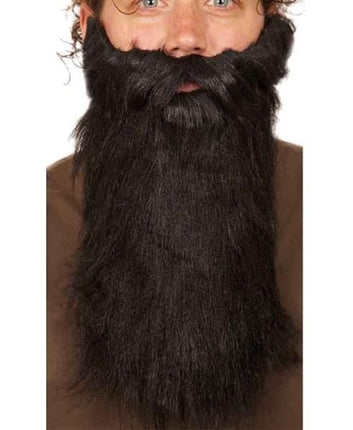 Feestbazaar Baard zwart lang