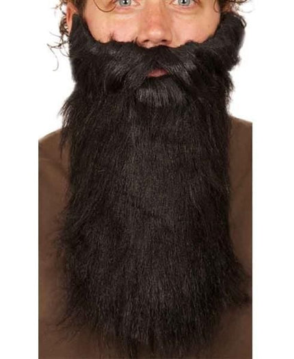 Feestbazaar Baard zwart lang
