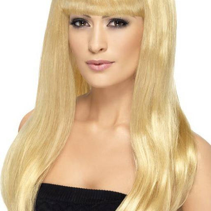 Feestbazaar Babelicious pruik blond