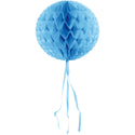 Feestbazaar Baby Blauwe Honeycomb Bol - 30cm
