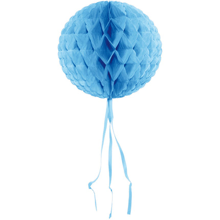 Feestbazaar Baby Blauwe Honeycomb Bol - 30cm
