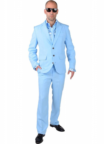 Feestbazaar Baby blue kostuum man