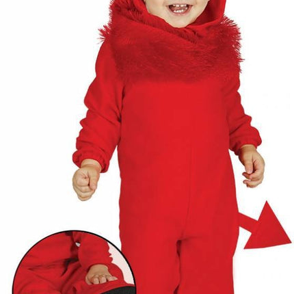 Feestbazaar Baby duivel rode monster