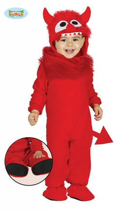 Feestbazaar Baby duivel rode monster