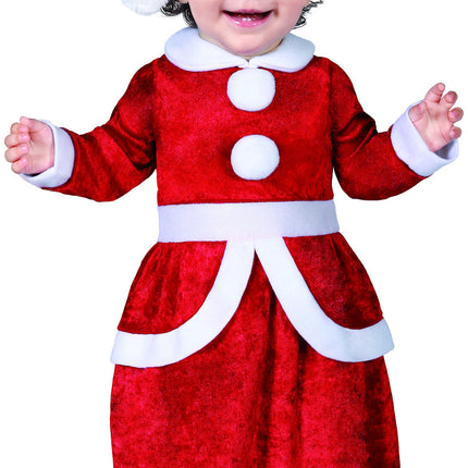 Feestbazaar Baby Kerstman Jurkje