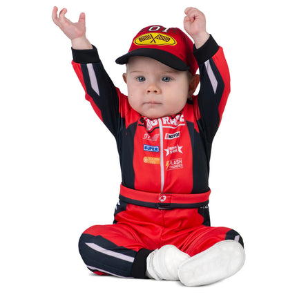 Feestbazaar Baby Racepakje Rood Francesco