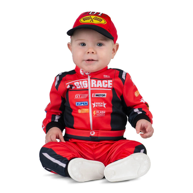 Feestbazaar Baby Racepakje Rood Francesco