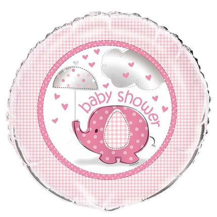 Feestbazaar Baby Shower Folie Ballon Olifant Roze 45cm