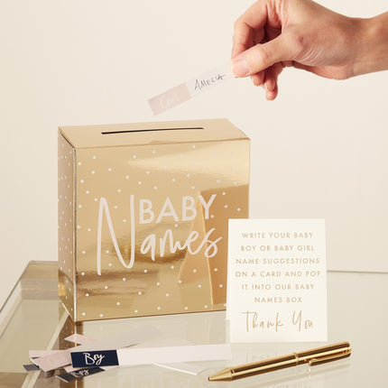 Feestbazaar Babynamen Ideeënbox Goud