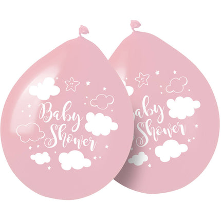 Feestbazaar Babyshower Ballonnen Roze Meisje - 8 Stuks