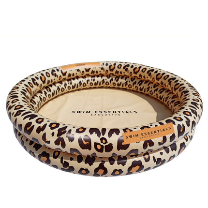 Feestbazaar Babyzwembad Beige Panterprint