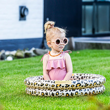 Feestbazaar Babyzwembad Beige Panterprint