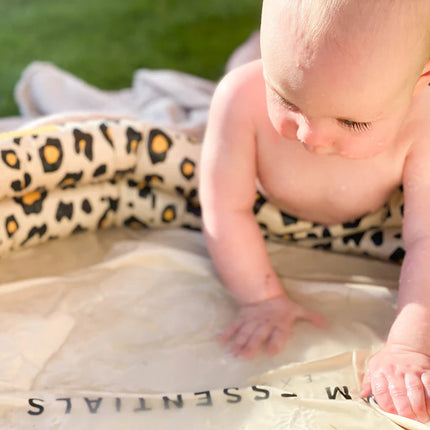 Feestbazaar Babyzwembad Beige Panterprint