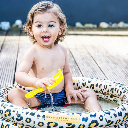 Feestbazaar Babyzwembad Beige Panterprint
