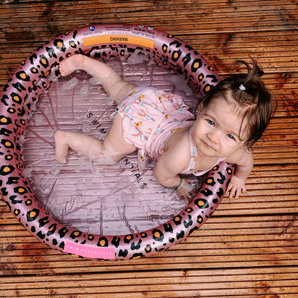 Feestbazaar Babyzwembad Panterprint Rosé Goud