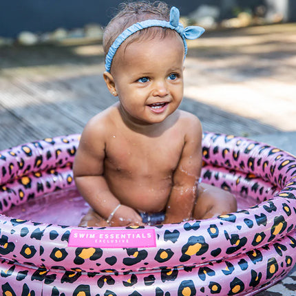 Feestbazaar Babyzwembad Panterprint Rosé Goud