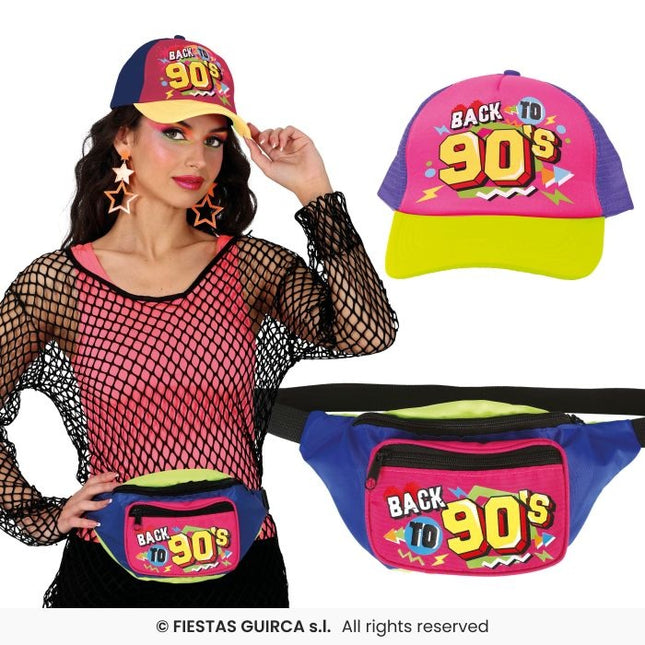 Feestbazaar Back To 90's Accessoires Set
