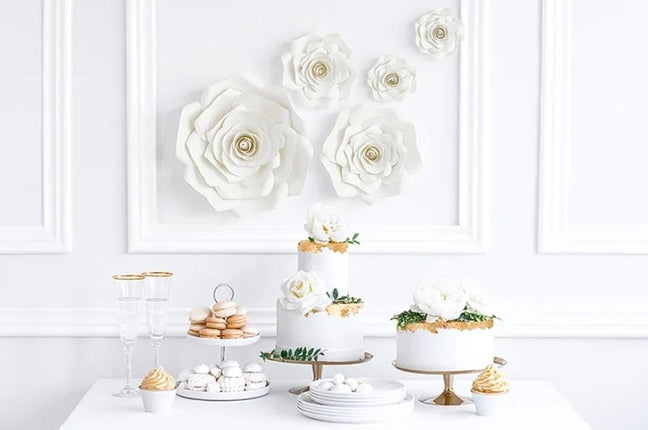 Feestbazaar Backdrop ‘Bloemen mix’ Light Cream