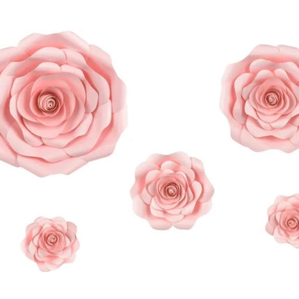 Feestbazaar Backdrop ‘Bloemen mix’ Roze
