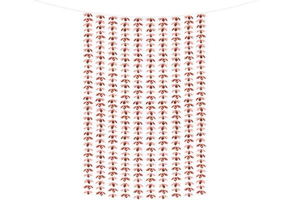 Feestbazaar Backdrop Bloemen Rosegoud 100x210cm