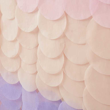Feestbazaar Backdrop Set Pastel Pink/Lila (1,8m)