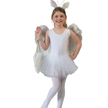 Feestbazaar Ballerina jurk wit kind