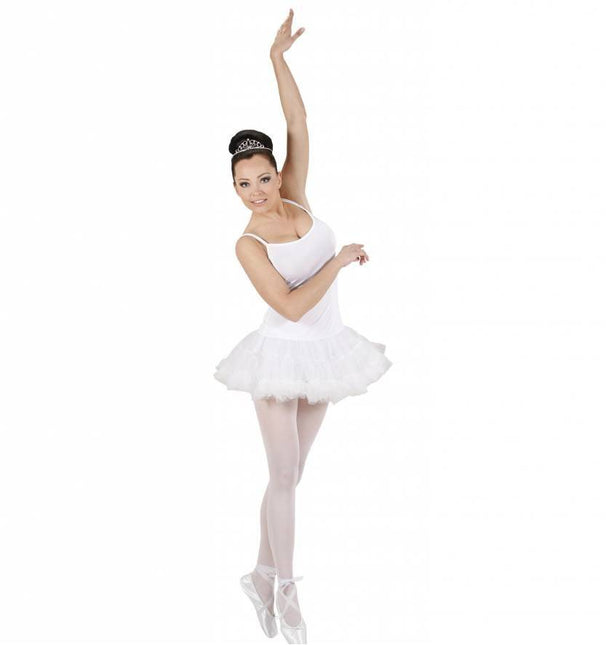Feestbazaar Ballerina pakje vrouw wit