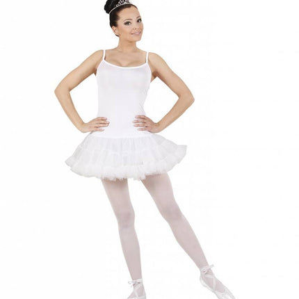 Feestbazaar Ballerina pakje vrouw wit