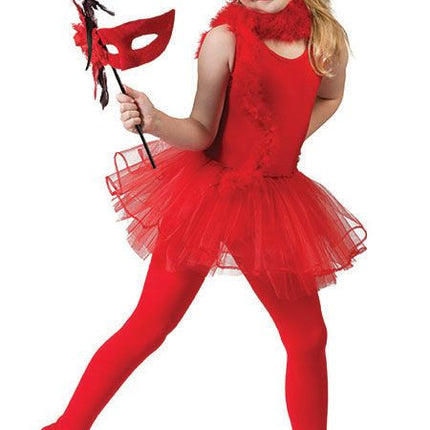 Feestbazaar Ballet jurkje rood kind